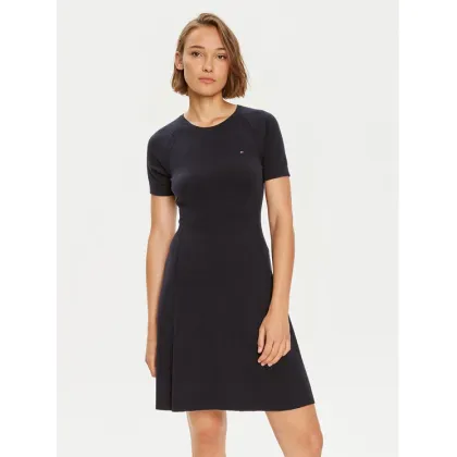 Zdjęcie Tommy Hilfiger Sukienka codzienna WW0WW42461 Granatowy Slim Fit