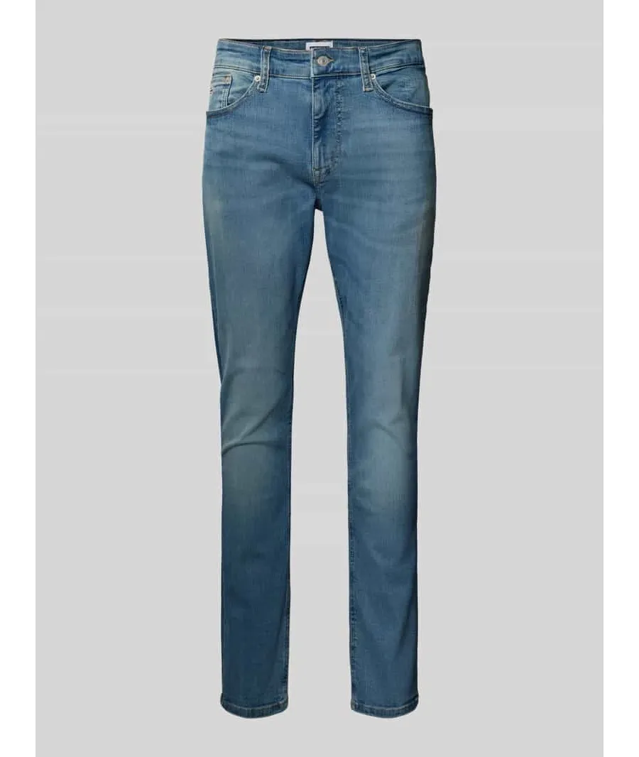 obrazek 1 Jeansy o kroju slim fit z 5 kieszeniami model ‘AUSTIN’