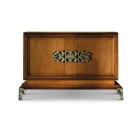 Picture Antique Italian 2-door chest of drawers with base