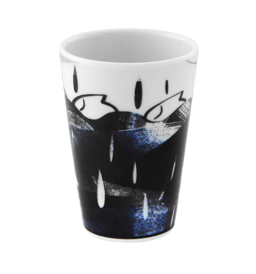 obrazek 2 Porcelanowa filiżanka do kawy ze spodkiem w stylu nowoczesnym