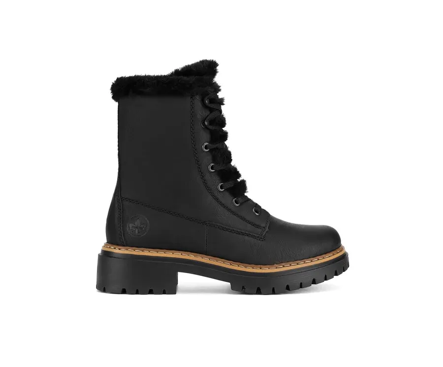 obrazek 1 Rieker Botki 72625-00 Czarny