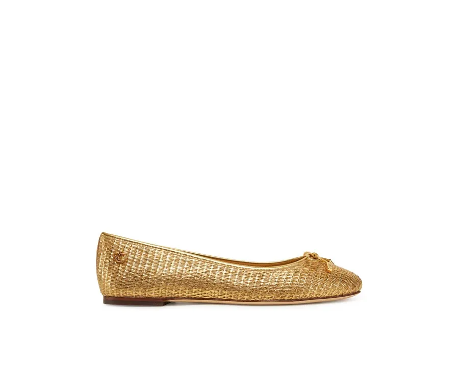 obrazek 1 LAUREN RALPH LAUREN Baleriny 802956767001 Złoty