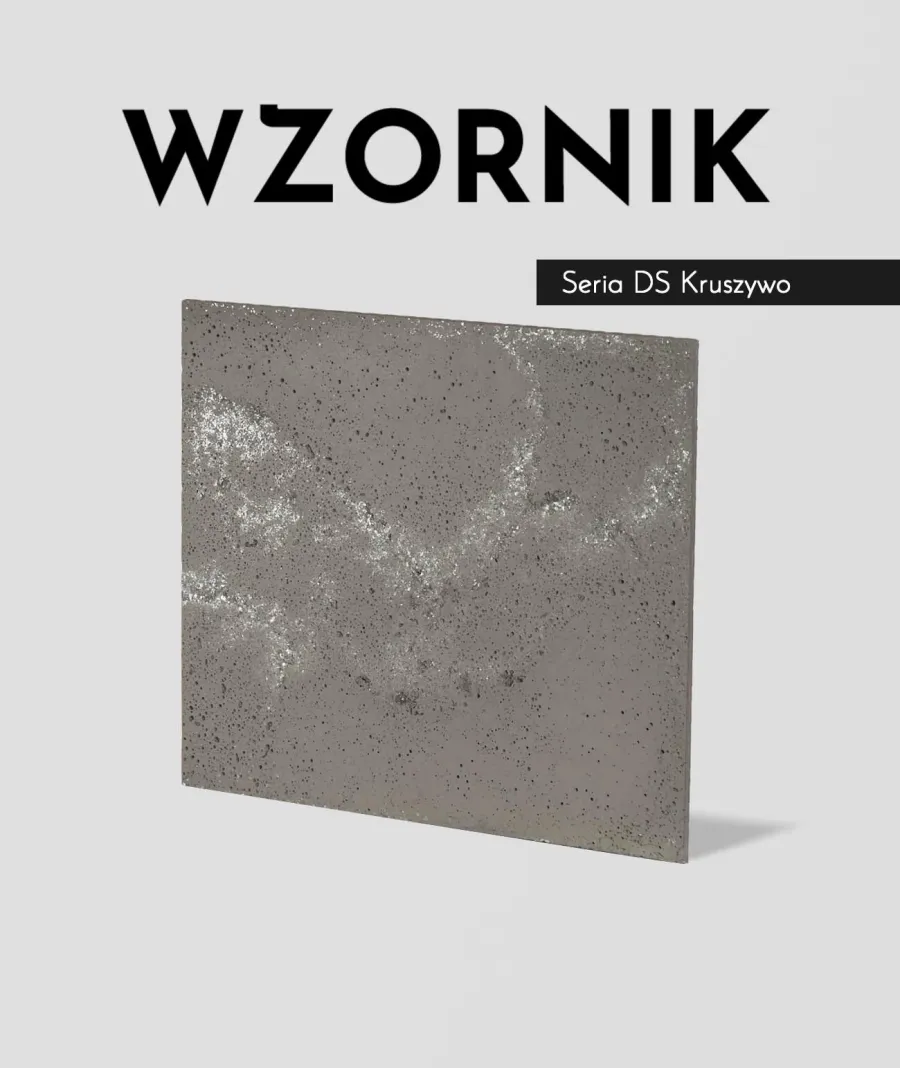 obrazek 1 Wzornik DS - (brązowy, srebrne kruszywo, duża porowatość) - beton architektoniczny