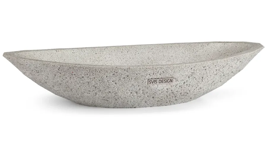 obrazek 1 Elitarna umywalka 60 cm DIAMOND HARDCORE – naturalny, bez dekoru, lakier matowy