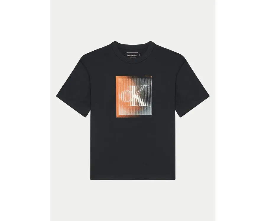 obrazek 1 Calvin Klein Jeans T-Shirt IB0IB02356 Czarny Regular Fit