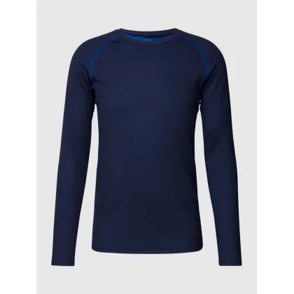 Zdjęcie Bluzka z długim rękawem i szwami w kontrastowym kolorze