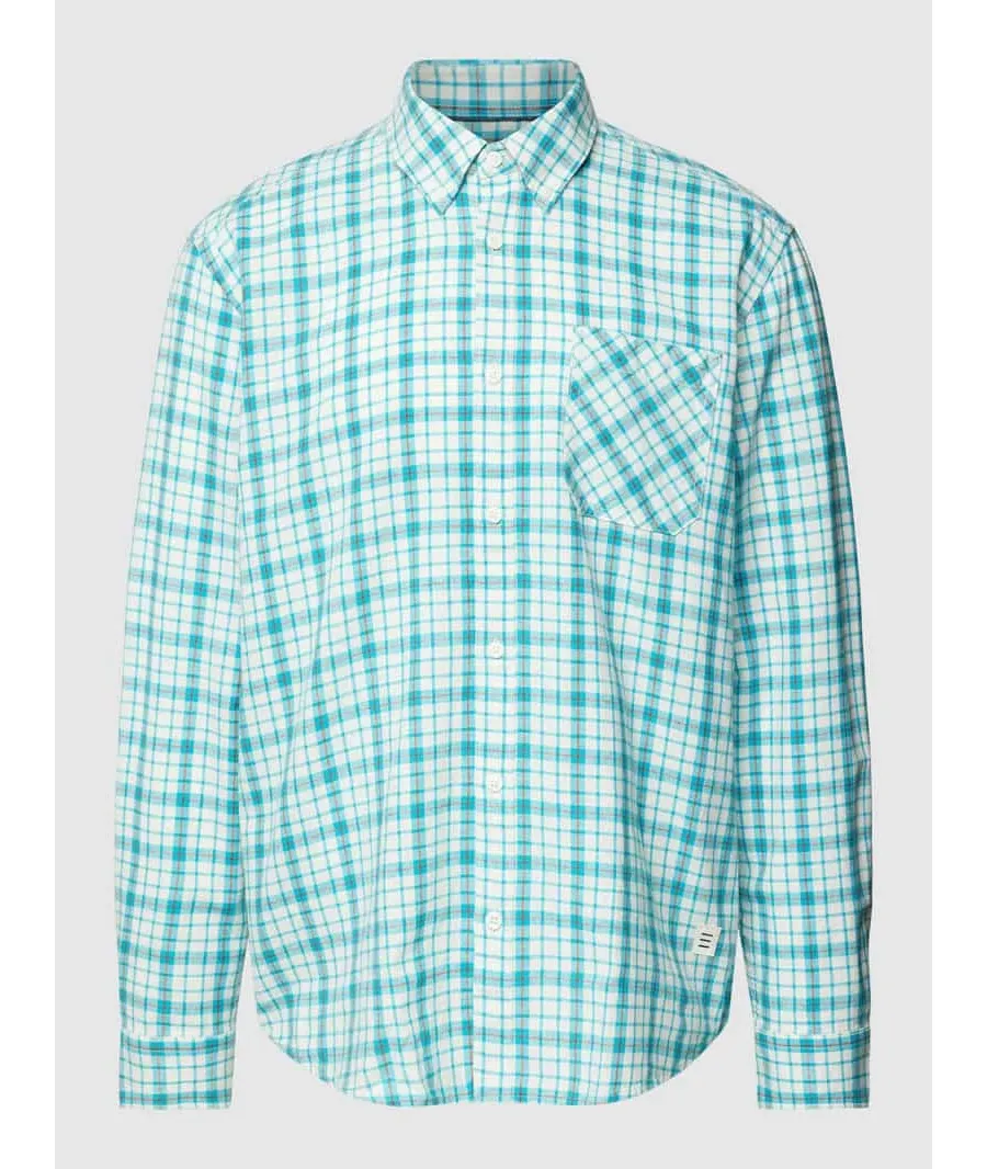 obrazek 1 Koszula casualowa o kroju regular fit ze wzorem w kratę glencheck