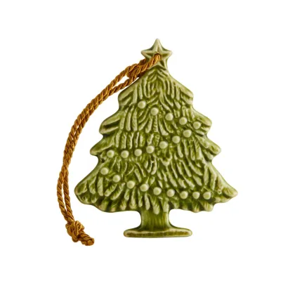 Picture Decorative Christmas tree pendant made of ceramics for the holidays - Bordallo Pinheiro