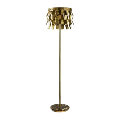 Zdjęcie Lampa podłogowa z dekoracyjnymi elementami H.180xL.50xP.35 cm