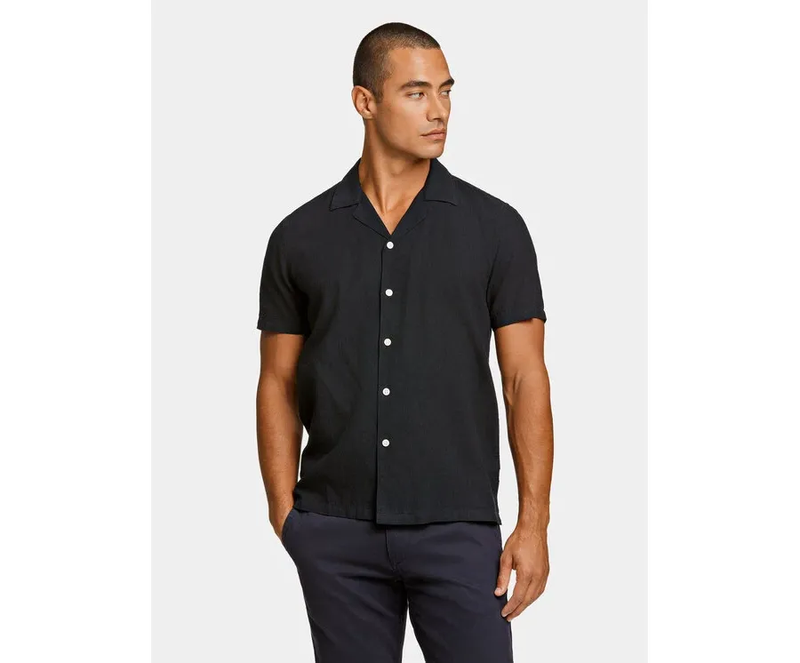 obrazek 1 Lindbergh Koszula 30-203319 Czarny Relaxed Fit