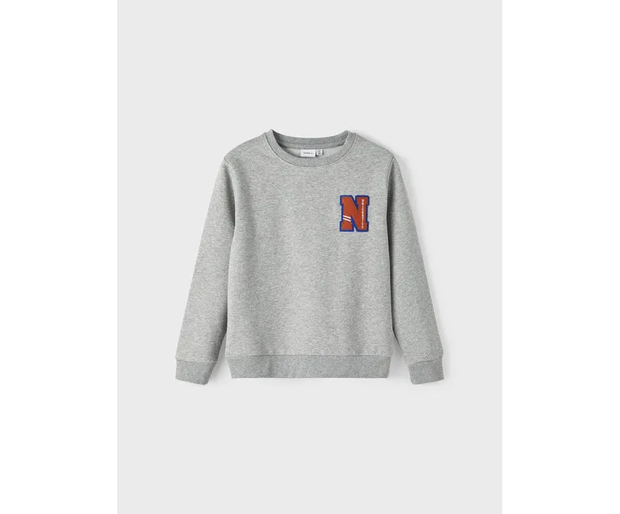 obrazek 1 NAME IT Bluza 13210902 Szary Regular Fit