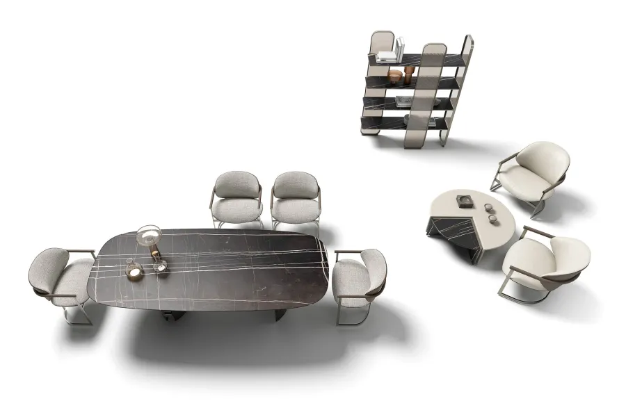 obrazek 9 Luksusowy włoski stół w stylu modernistycznym - do jadalni