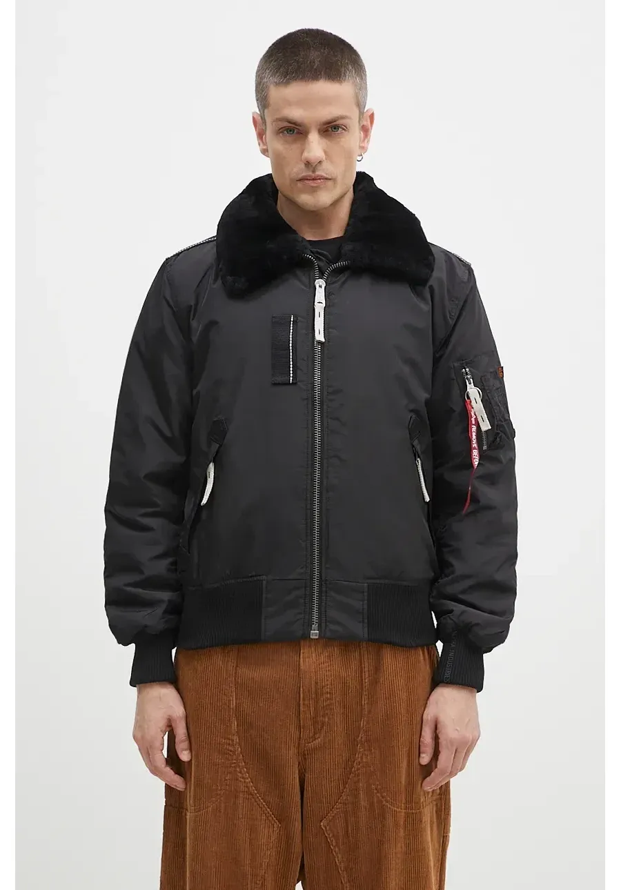 obrazek 1 Alpha Industries kurtka bomber Injector III męski kolor czarny przejściowa 143104.03
