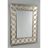 Picture A unique rectangular Murano Venetian mirror