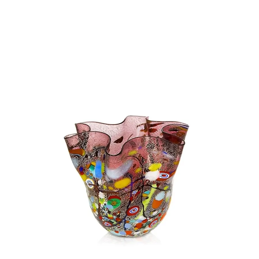 obrazek 1 Wenecki wazon z kolorowego szkła murano (14 cm)