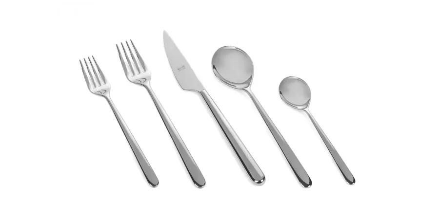 obrazek 4 Luksusowa włoska łyżka Gourmet z kolekcji Linea ze stali nierdzewnej