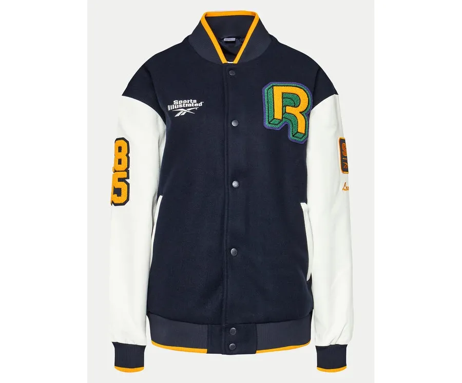 obrazek 1 Reebok Kurtka bomber Hrn Si Var 100202342 Granatowy Regular Fit
