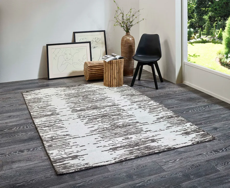 picture 2 Luxury black and white cut carpet - SHANGRI LA SUNRISE 7026