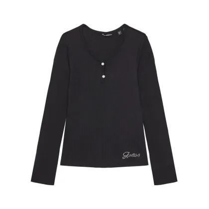 Zdjęcie Guess Bluzka J5YP02 KBCO2 Czarny Regular Fit