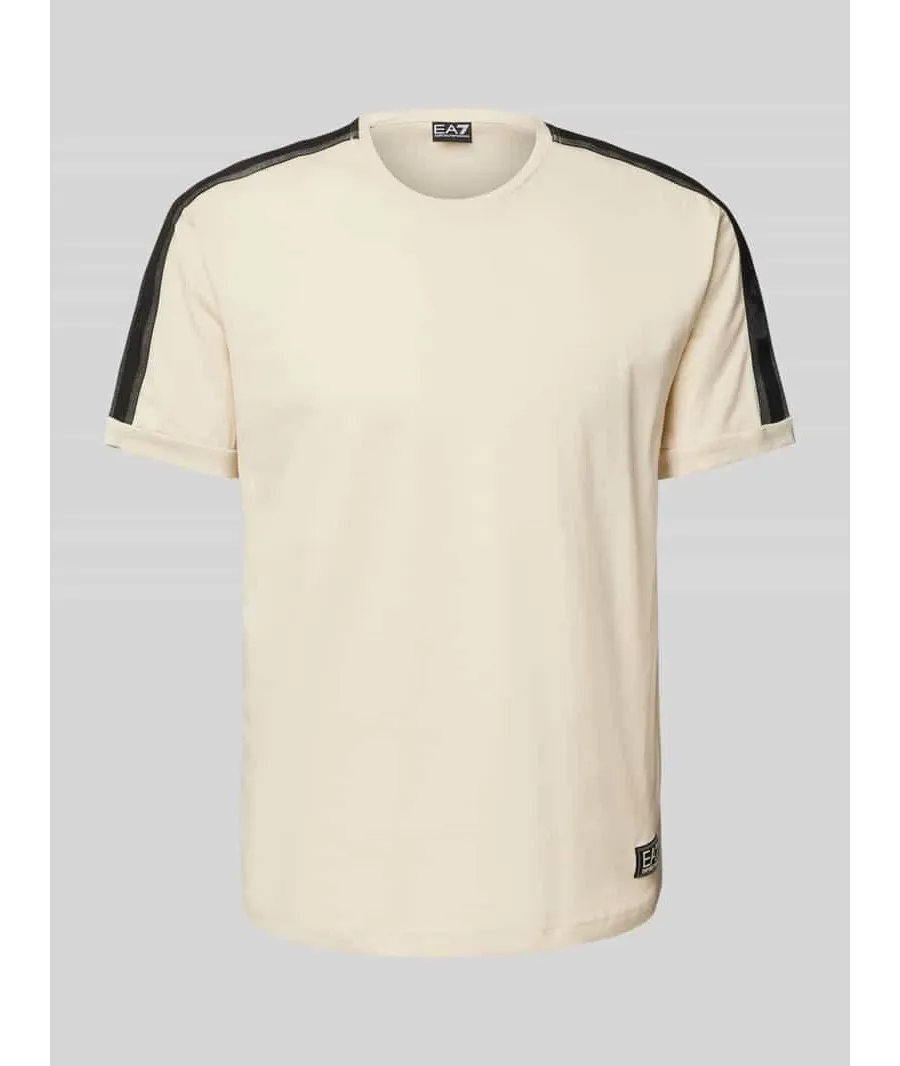 obrazek 1 EA7 Emporio Armani T-Shirt 7M000138 AF10375 U1079 Écru Regular Fit