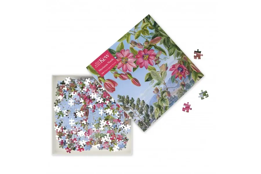 obrazek 3 Puzzle dla dorosłych Kew: Marianne North: Widok w ogrodzie botanicznym Brisbane - Flame Tree Publishing