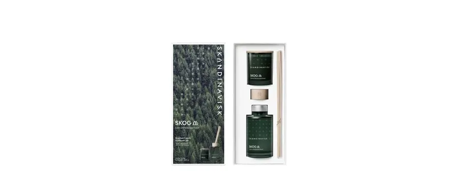 obrazek 1 SKANDINAVISK SKOG Scented Candle & Diffuser Set Zestaw świec 1 szt.