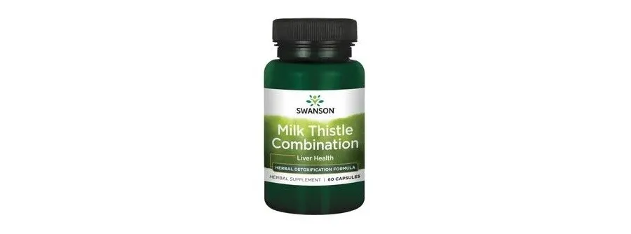 obrazek 1 Swanson Milk Thistle Combination Preparat wspierający trawienie Kapsułki