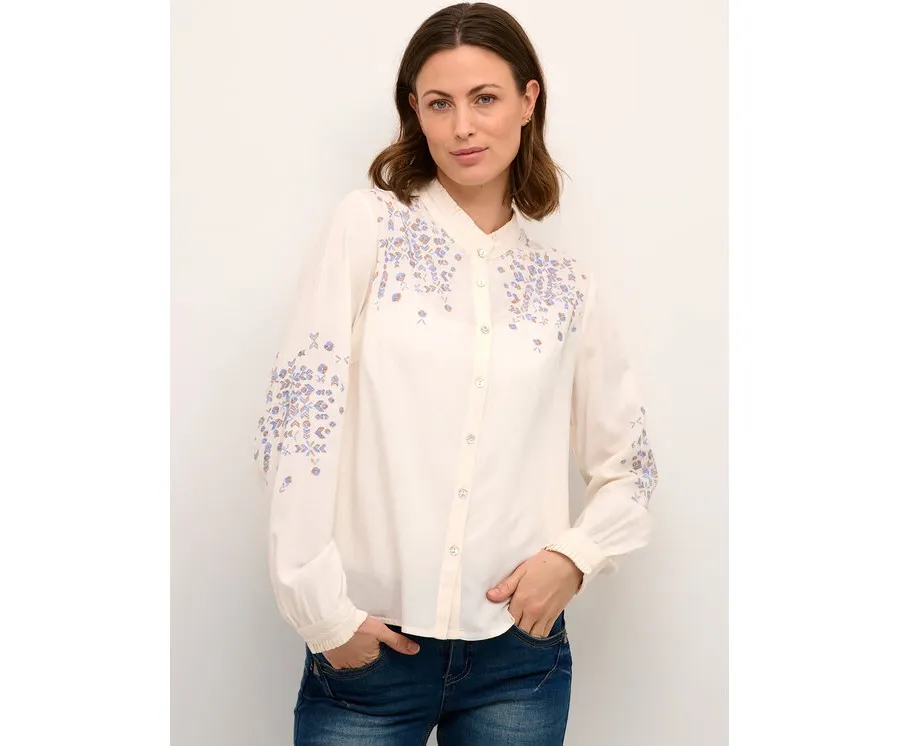 obrazek 1 Cream Koszula Crvellan 10611734 Biały Regular Fit
