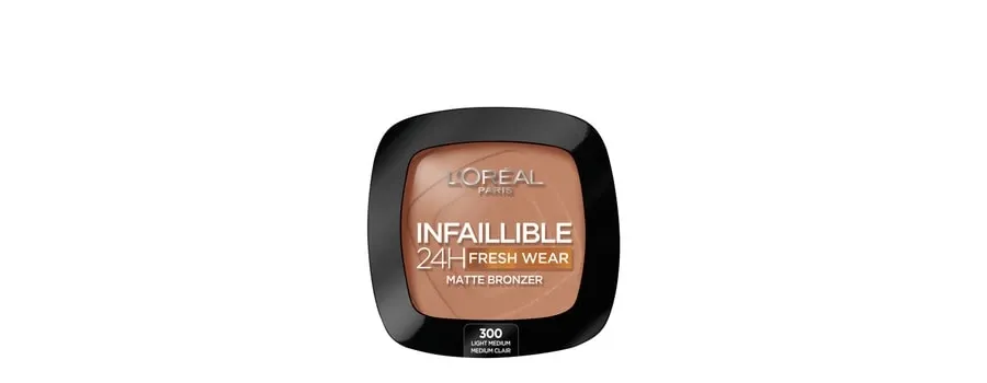 obrazek 1 L'Oréal Paris Infaillible 24H Fresh Wear Soft Matte Puder brązujący 9 g Nr. 300 - Light Medium