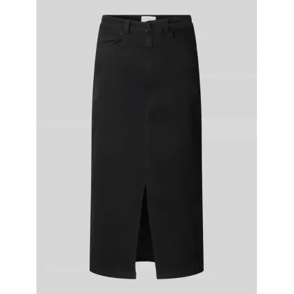 Zdjęcie Spódnica jeansowa z rozcięciem model ‘KATH’