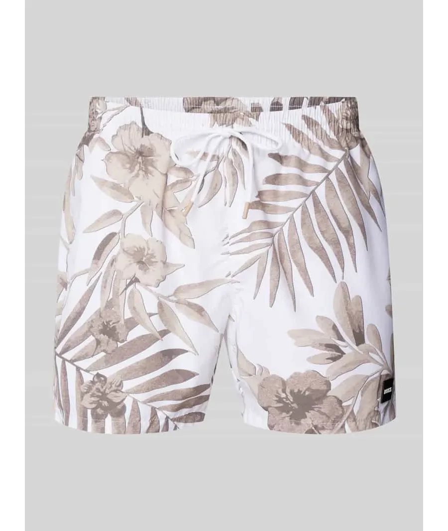 obrazek 1 Spodenki kąpielowe z elastycznym pasem model ‘Piranha’