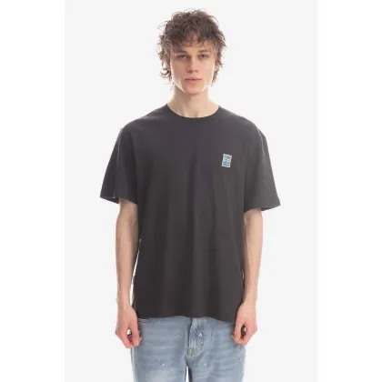 Zdjęcie Filling Pieces t-shirt bawełniany Tee Lux kolor brązowy gładki 88113731268