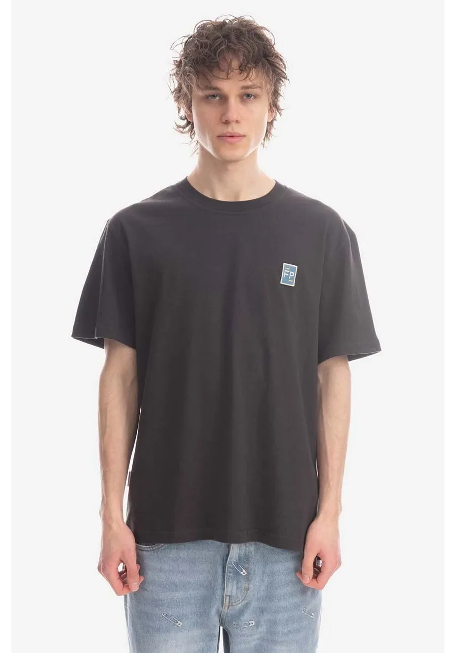 obrazek 1 Filling Pieces t-shirt bawełniany Tee Lux kolor brązowy gładki 88113731268