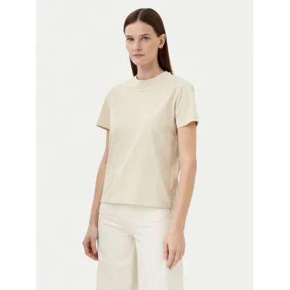Zdjęcie Calvin Klein T-Shirt Nano Logo K20K207519 Beżowy Regular Fit