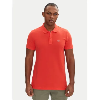 Zdjęcie Tommy Jeans Polo DM0DM20676 Czerwony Slim Fit