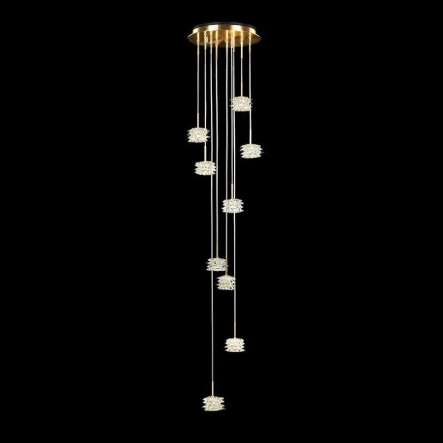 obrazek 1 Elegancka lampa sufitowa - szkło murano wykonane ręcznie prosto z Włoch