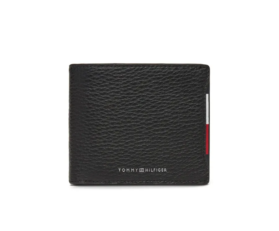 obrazek 1 Tommy Hilfiger Portfel męski Central Cc Flap And Coin AM0AM13515 Czarny