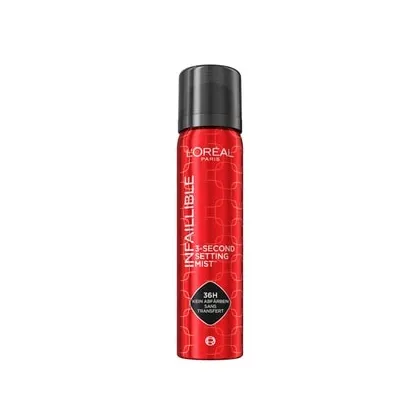 Zdjęcie L'Oréal Paris Infaillible 3-Second Setting Mist Spray utrwalający 75 ml Nr. 0 - Transparent