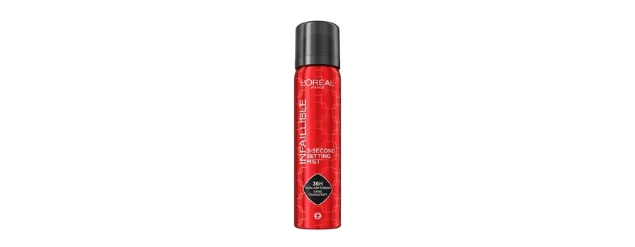 obrazek 1 L'Oréal Paris Infaillible 3-Second Setting Mist Spray utrwalający 75 ml Nr. 0 - Transparent