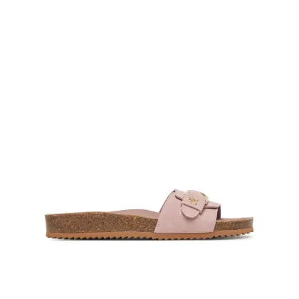 Zdjęcie Tommy Hilfiger Klapki Soft Suede Adjustable Mule FW0FW08809 Różowy