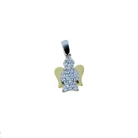 Picture Luxurious angel pendant with zircons
