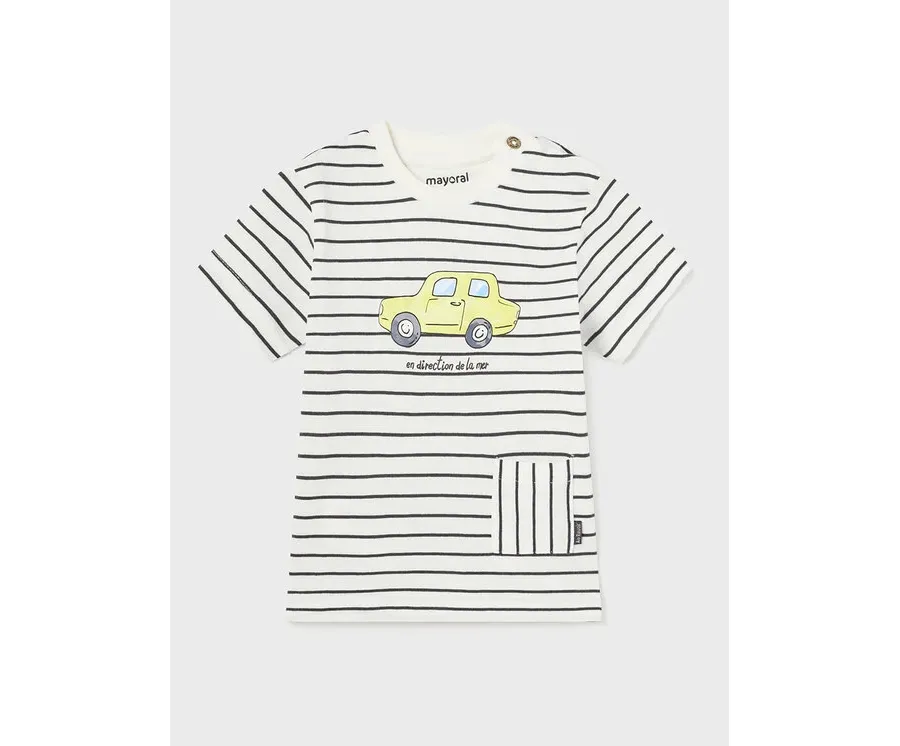 obrazek 1 Mayoral T-Shirt 1024 Beżowy