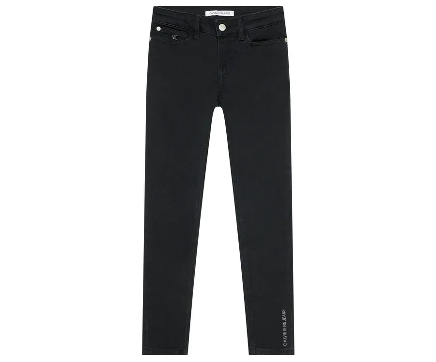 obrazek 1 Calvin Klein Jeans Jeansy Clean Black Strech IG0IG01206 Czarny Skinny Fit