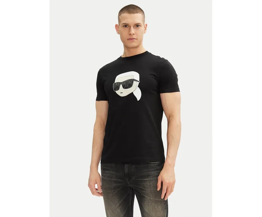 obrazek 1 KARL LAGERFELD T-Shirt 755073 552251 Czarny Regular Fit