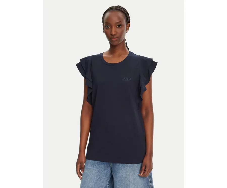 obrazek 1 Liu Jo Bluzka TA5178 J5904 Granatowy Regular Fit