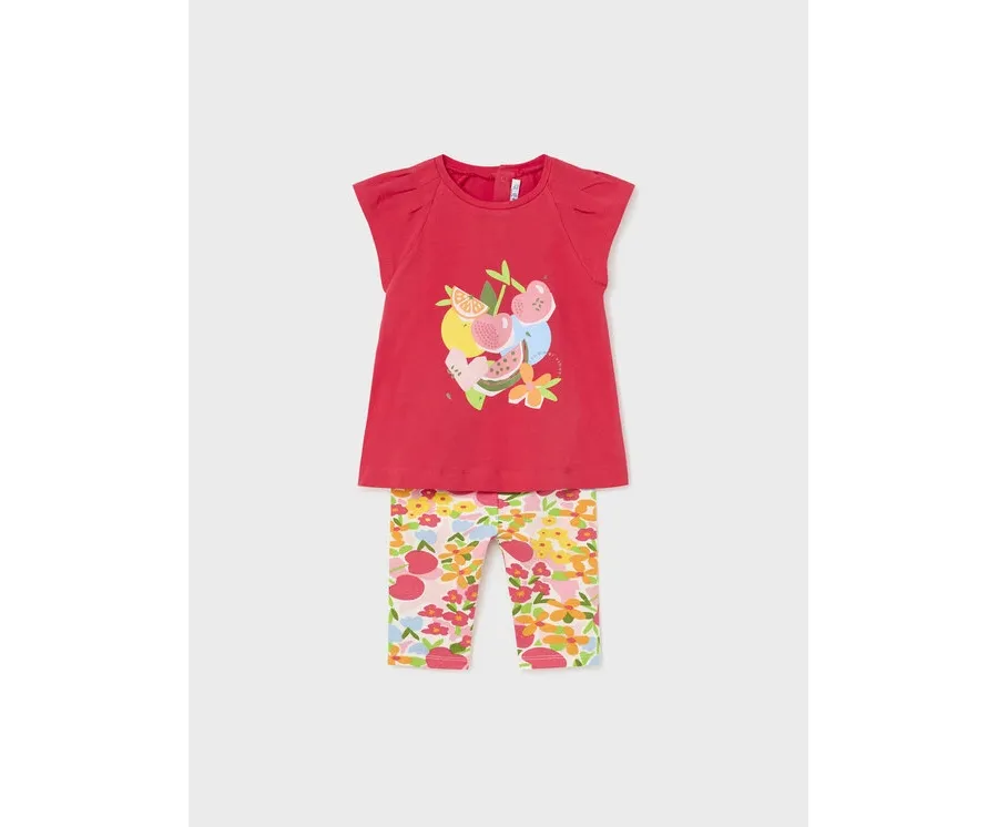 obrazek 1 Mayoral Komplet t-shirt i legginsy 1782 Kolorowy