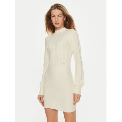 Zdjęcie Guess Sukienka dzianinowa W4BK08 Z2V42 Écru Regular Fit