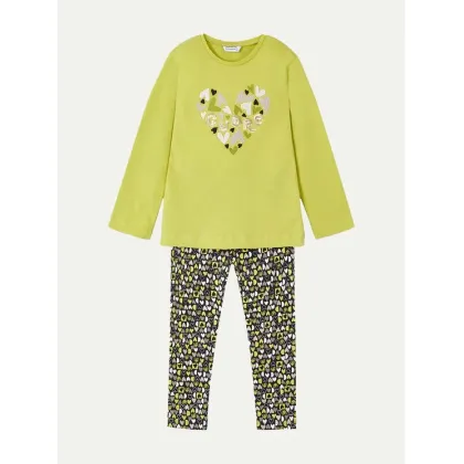 Zdjęcie Mayoral Komplet bluzka i legginsy 4713 Żółty Regular Fit