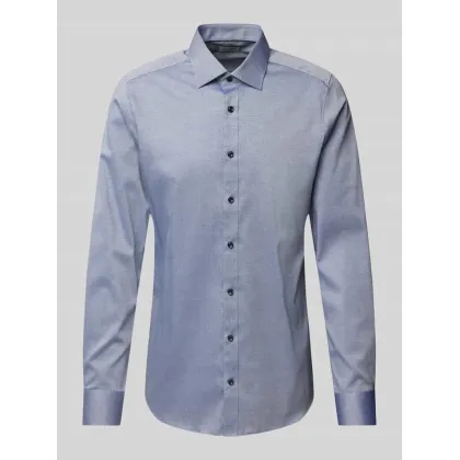 Zdjęcie Koszula biznesowa o kroju slim fit z kołnierzykiem typu kent