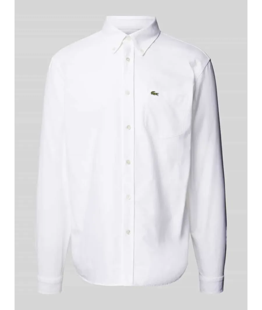 obrazek 1 Koszula casualowa o kroju regular fit z naszywką z logo